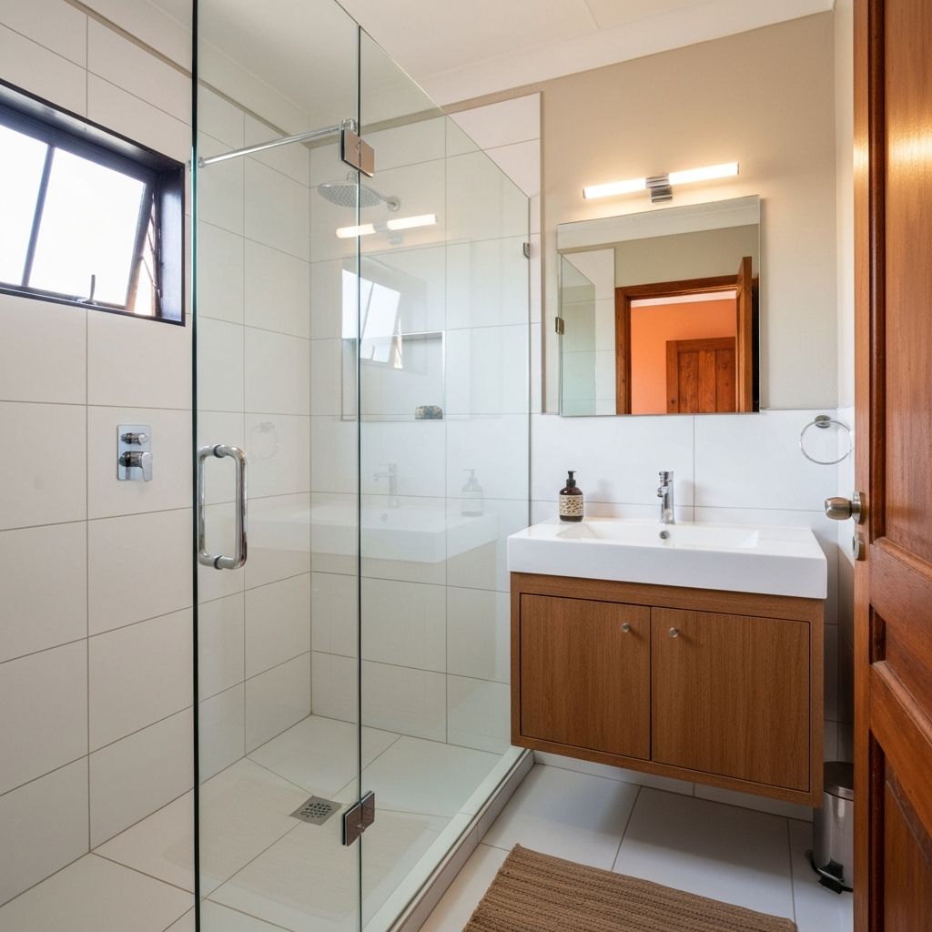 Modern bathroom renovation in Zimbabwe