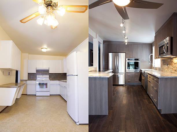 Modern kitchen renovation in Zimbabwe